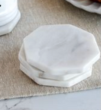 S/4 Marble Octagon Coasters