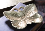 6 Gold Butterfly Dish