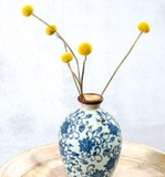 7.5 Vintage Floral Vase