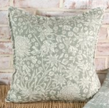 16 X 16 Olive Floral Pillow