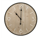 Wood Back Wall Clock