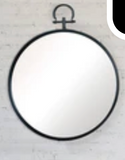 Metal 19 Framed Mirror