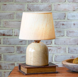 Beige Scallop Pattern Table Lamp