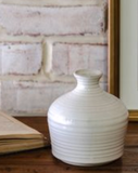 5.3 White Line Vase