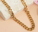 Chunky Chain Necklace  Gold L: 16