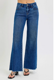 Risen - Tummy Control High Rise Wide Jeans