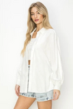Risen - Claire Balloon Sleeve Linen Shirts