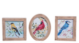 Wood Mini Frame Birds
