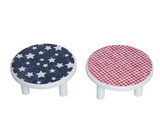 Mdf Risers Stars/gingham