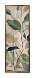 Leaves Green And Tan 12x36