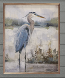 Coastal Heron 2 By Nina Blue 24x30