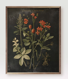 Vintage Orange Floral 24x30
