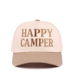 Happy Camper Two Tone Cotton Hat