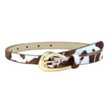 Teardrop Pin Buckle Fashion Belt