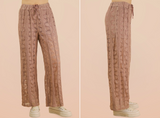 Lace Pants W/ Inside Shorts Lining