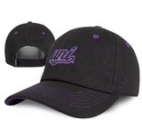 Rio Hat - Black Ith Purple Lettering