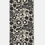 Black Flower  Garden Bar Towel