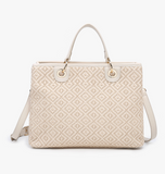 Nancy Diamond Tote In Off White