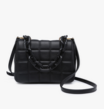 Hayden Quilted Crossbody In Black