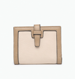 Bessie Canvas Wallet In Beige/ Parchment