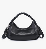 Juliette Half-moon Shoulder Bag In Black