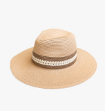 Holloway Two-tone Fedora In Natural/brown