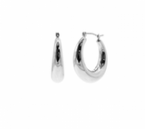 R R Puffy Circle Hoop  Size:1.2x1.2in