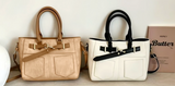 Denim Pocket Patch Tote Bag