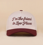 I'm The Friend In Low Places Two Tone Snapback Hat