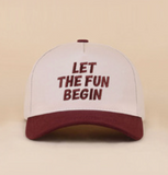 Let The Fun Begin Two Tone Snapback Hat