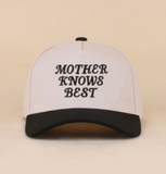 Mother Knows Best Two Tone Snapback Hat