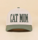 Cat Mom Two Tone Snapback Hat