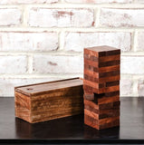 9 Mango Wood Jenga Game