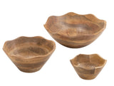 Wd Decratv Bowl Brn 12, 9, 6w