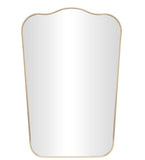 Alum Wall Mirror Gld 24w, 36h