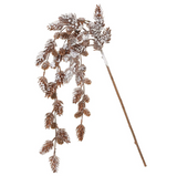 35snow Pine Cone Hang Spray