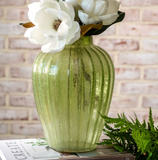 11 Green Roosa Glass Vase