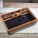 14 Mango Wood Shut The Box Game