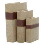 Wd Burlap Box 15, 12, 9h