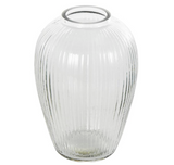 Gls Vase 6w, 9h