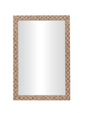 Wd Mtl Wall Mirror Gld 24w, 36h