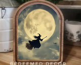 Arch Top Witch Moon Framed Art