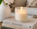 4 Led Beaded Glass Candle