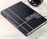 8.5 X 11.5 Black Luxury Notebook