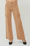 High Rise Wide Cargo Pants