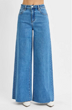 High Rise Wide Palazzo Jeans