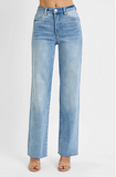 Tummy Control High Rise Straight Jeans