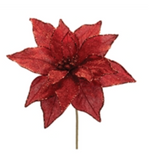 Poinsettia Stem 21h Polyester
