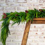 72" Mixed Green Garland