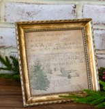7" Antique Gold Music Sheet Frame